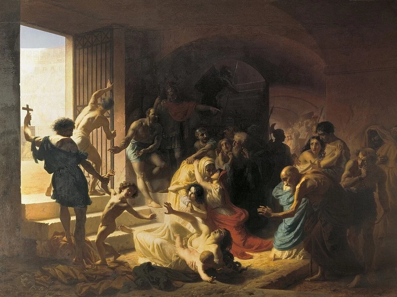 1830-Konstantin Flavitsky - Martiri cristiani al Colosseo